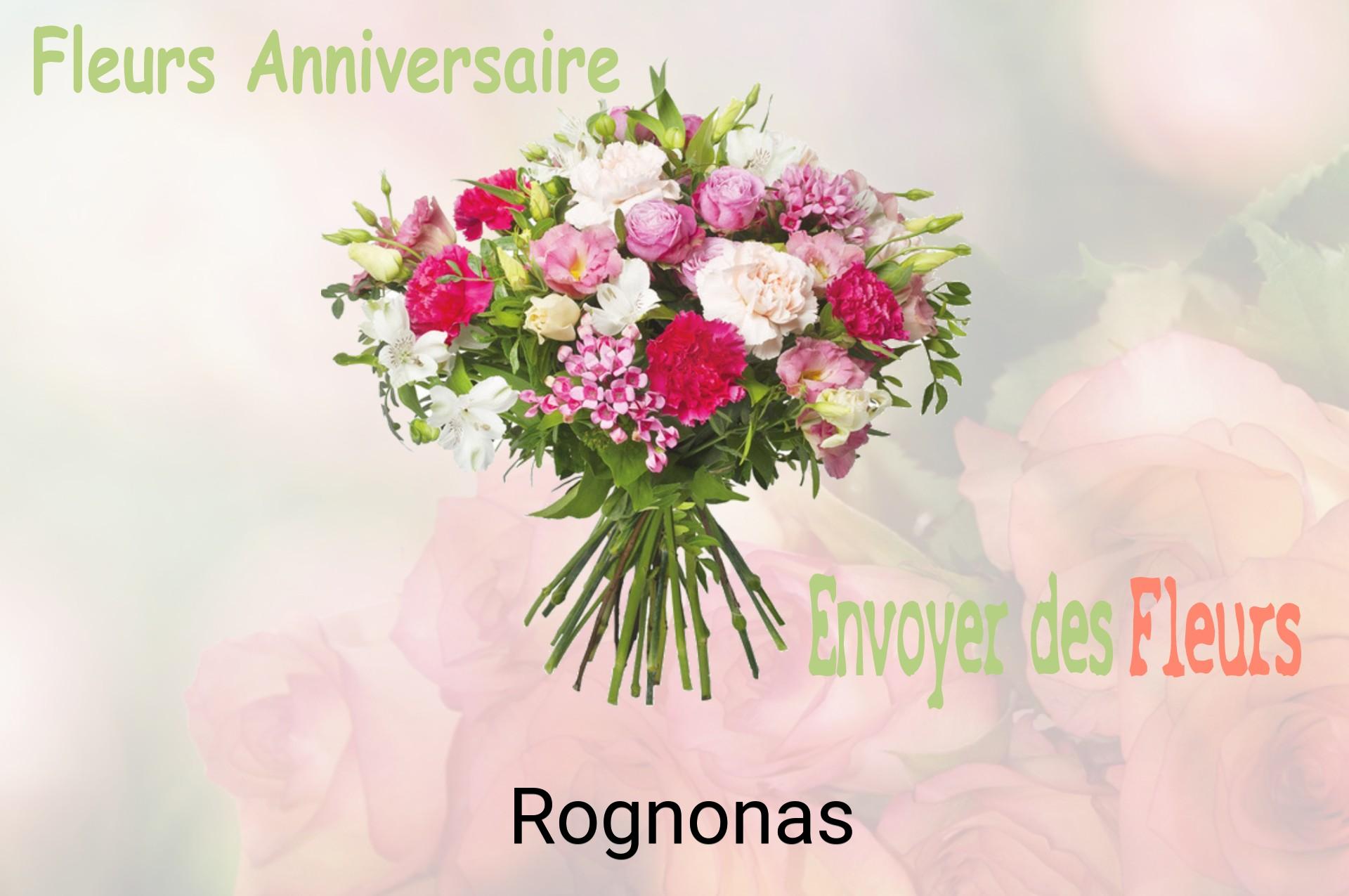 Bouquet de fleurs d’anniversaire livré à Rognonas